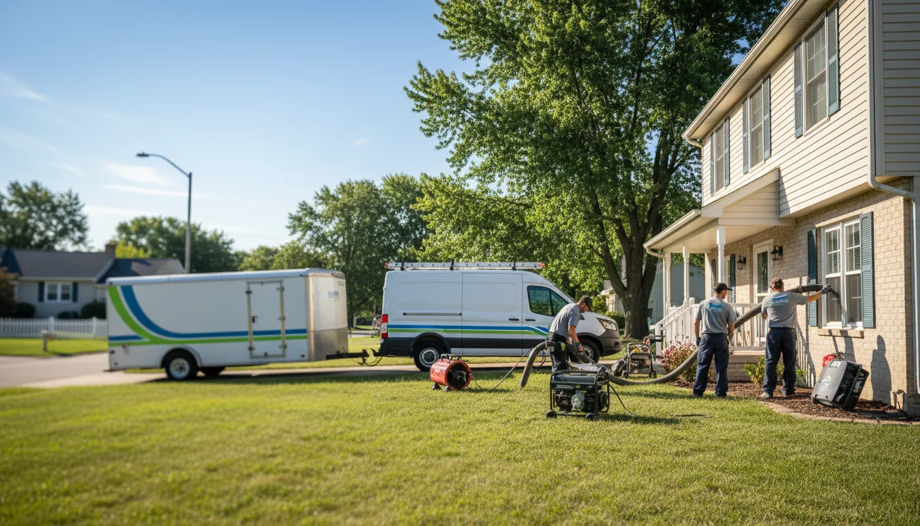 Flooded Basement Restoration And Cleanup With Repair in Hanston, KS near me